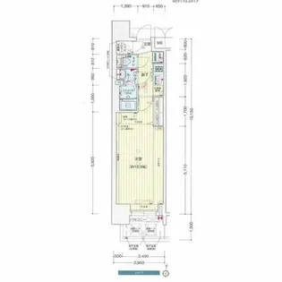 プレサンス丸の内リラティ【10階】の間取り