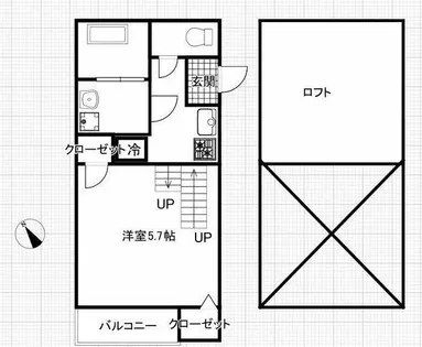 SQUARE千種【2階】の間取り
