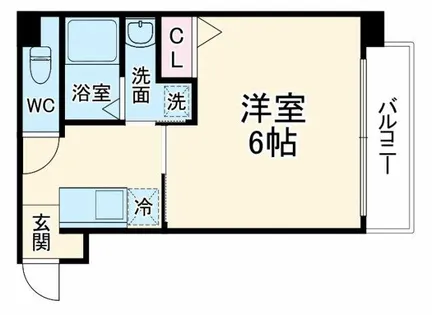 アイリス天神橋【11階】の間取り