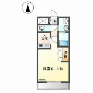 エバープレイスⅡ【1階】の間取り