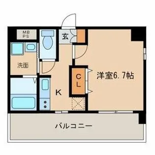 アヴェニール ヤサカ【4階】の間取り