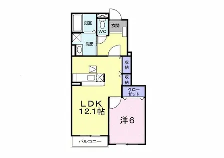 大阪府堺市美原区南余部【アパート】の間取り