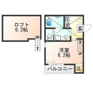 ハーモニーテラス稲荷悠苑【1階】の間取り