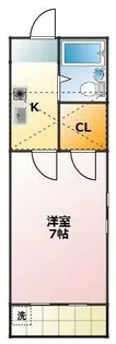 セザンヌ小鷹野 2【1階】の間取り