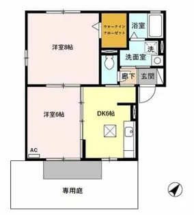 アヴァンセ【1階】の間取り