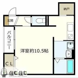 ユーヴェ寿【302号室】の間取り