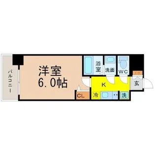 メイクス今池PRIME【7階】の間取り