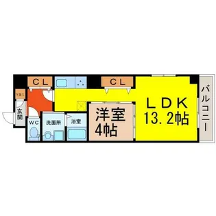 パークサイト泉【8階】の間取り