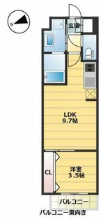 ArtizA緑地公園【8階】の間取り