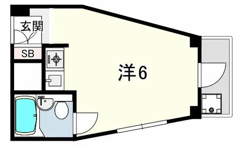 THE CITY 鳴尾【1階】の間取り