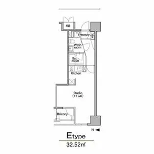 グラン・アベニュー栄【4階】の間取り