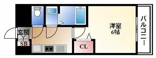 ディアレイシャス矢場町【8階】の間取り
