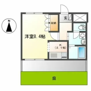 グラスコート【1階】の間取り