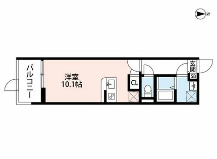 ブリリアント【3階】の間取り