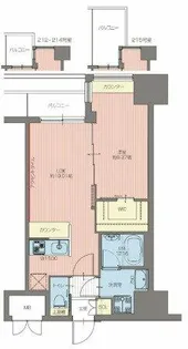 Vinoプレジオ本町【3階】の間取り