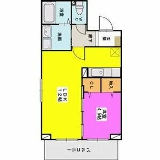 レヴェール・メゾン【2階】の間取り