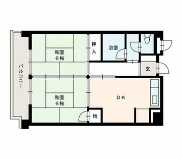 プロスパー85【204号室】の間取り