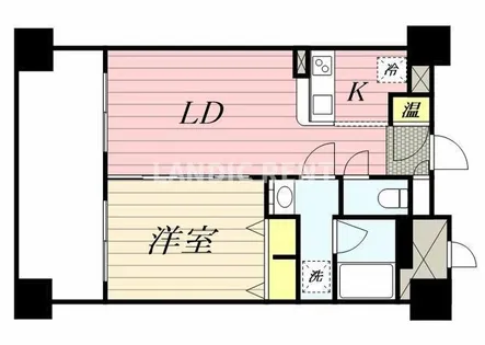 ラ・ペール・モリ【9階】の間取り
