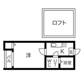 寿キャッスル栄生【202号室】の間取り