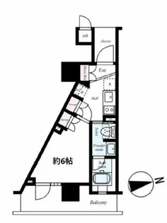 アルス大手前プレミア【9階】の間取り