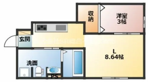 EVERGREEN【1階】の間取り
