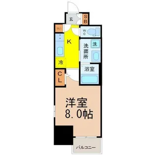 エステムコート名古屋今池アーバンゲート【10階】の間取り