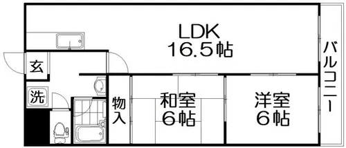 ウィルコート【3階】の間取り