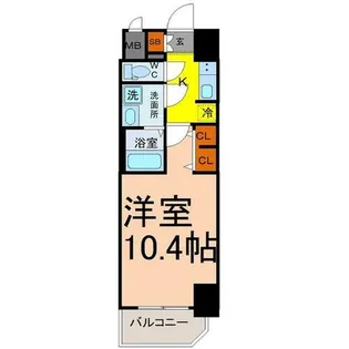CREST TAPP金山【8階】の間取り