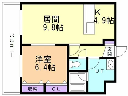 アーバンプラザ【4階】の間取り