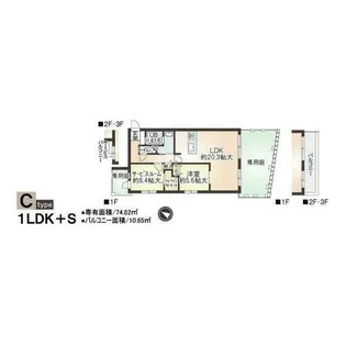 リブレ御影【1階】の間取り