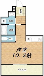 ArtizA西長堀【8階】の間取り