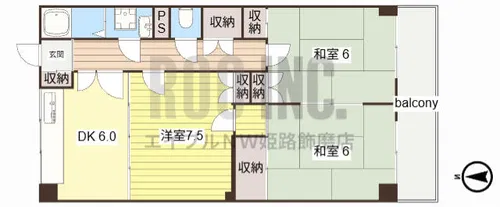 コンフォート ヴィアーレ【4階】の間取り