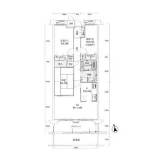 甲子園三番町ハイツ【1階】の間取り