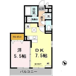 パークハイム参番館 B棟【2階】の間取り