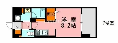 LANDIC O3152【2階】の間取り