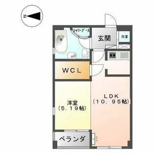 セントレイクセレブ大曽根【901号室】の間取り