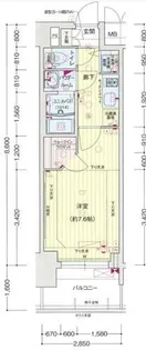 プレサンス栄ライズ【207号室】の間取り