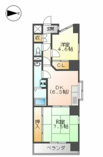 第5泰水堂ビル【301号室】の間取り