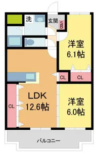 サンボナール・コート【3階】の間取り