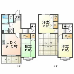 アグロス【2階】の間取り