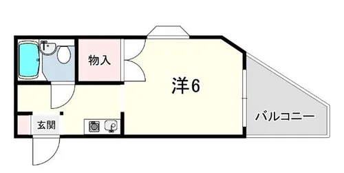 シンプルライフ王子【3階】の間取り