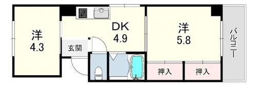 BALOH KONAN【3階】の間取り