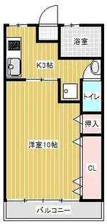 青山ハウス【202号室】の間取り