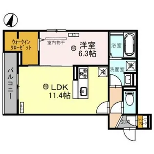 Clashist常磐町【3階】の間取り