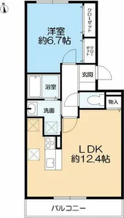ベンハウス【102号室】の間取り