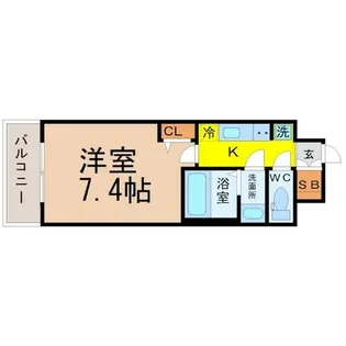 アドバンス名古屋モクシー【3階】の間取り