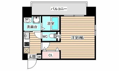 S-FORT福島Libre【2階】の間取り
