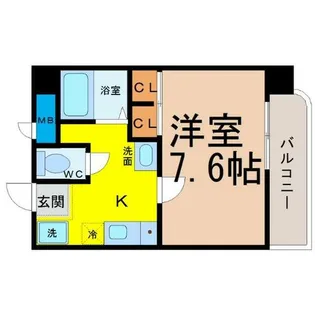 GrandLumiere(グランルミエール)【8階】の間取り