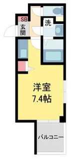 クレハ池田【102号室】の間取り