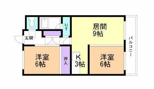 ラ・プラウ【304号室】の間取り